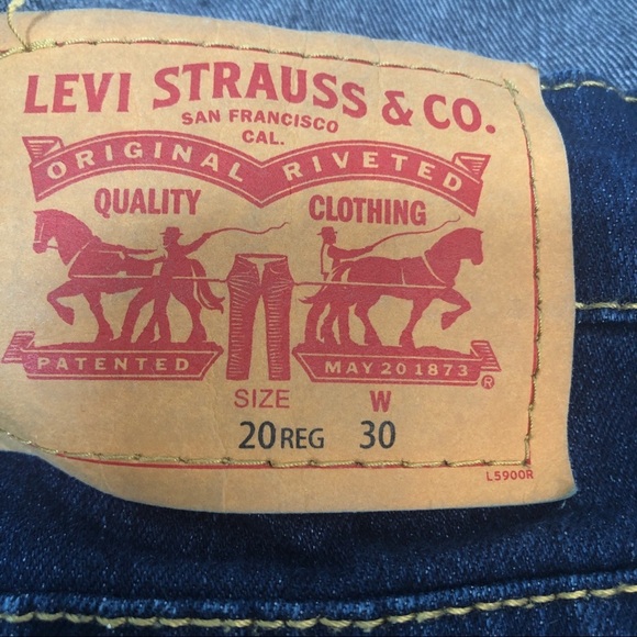 Levi’s 511 Slim Bermuda Denim Shorts 20R/30 - Picture 8 of 8